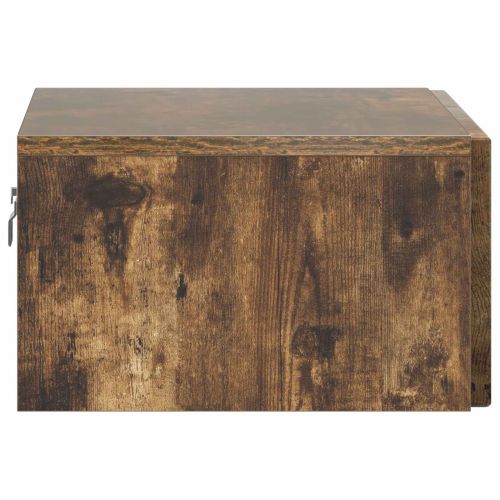 Спален шкаф с монтаж на стена Опушен дъб 49 x 34,5 x 20 см