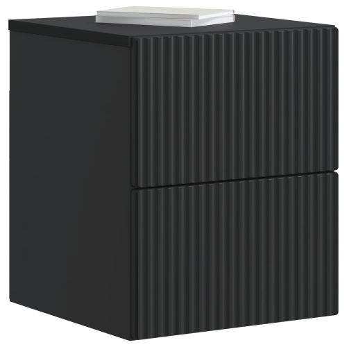 Спален шкаф с монтаж на стена Черно 33 x 34,5 x 40 см