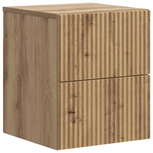 Спален шкаф с монтаж на стена Дъб артизан 33 x 34,5 x 40 см