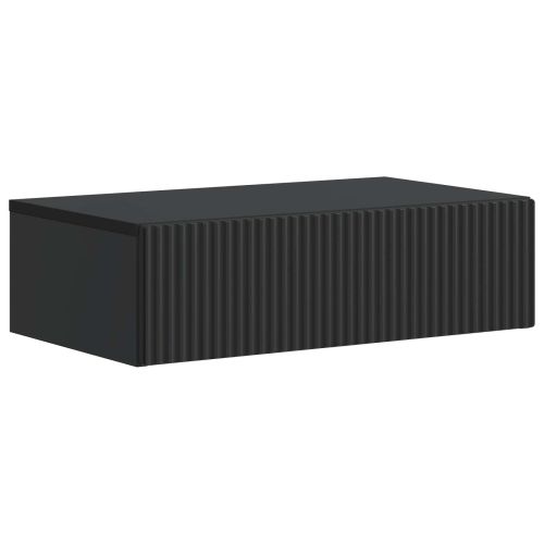 Стенен страничен масичка Черно 59 x 34,5 x 17 см