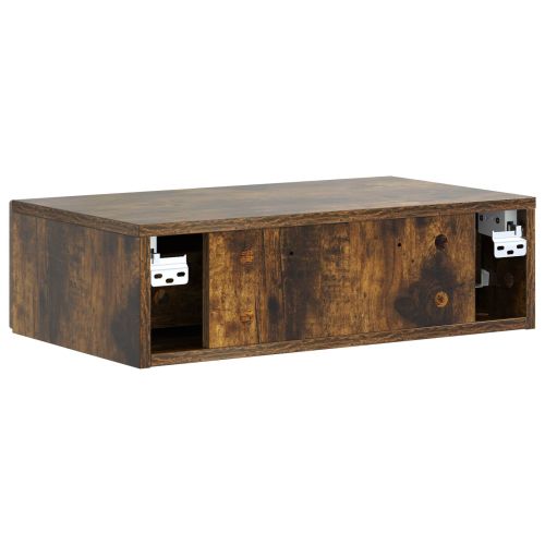 Стенен страничен масичка 59 x 34,5 x 17 см Инженерна дървесина