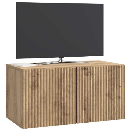 Стенно монтиран ТВ шкаф Дъб артизан 59,5 x 31 x 30 см