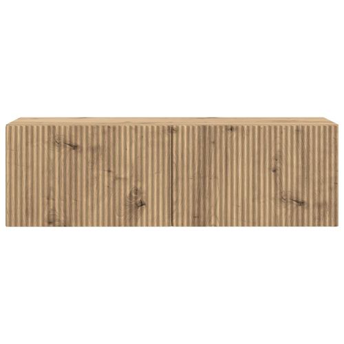 Стенно монтиран ТВ шкаф Дъб артизан 98 x 31 x 30 см