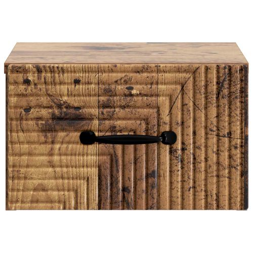 Спален шкаф с монтаж на стена Старо дърво 34,5 x 33 x 20 см