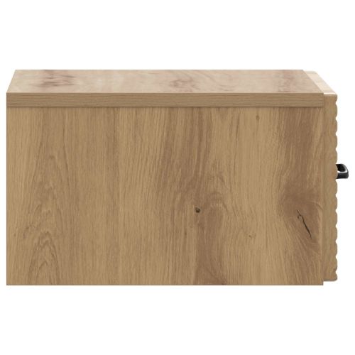 Спален шкаф с монтаж на стена Дъб артизан 34,5 x 33 x 20 см