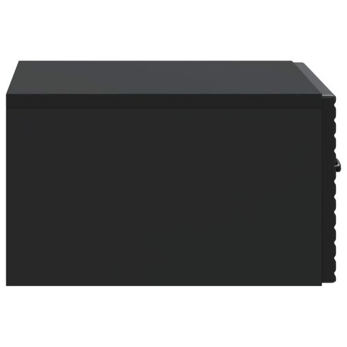 Спален шкаф с монтаж на стена Черно 49 x 34,5 x 20 см