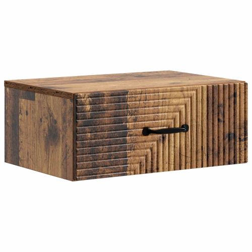 Спален шкаф с монтаж на стена Старо дърво 49 x 34,5 x 20 см