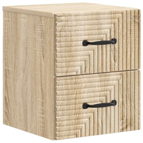 Спален шкаф с монтаж на стена Дъб сонома 34,5 x 33 x 40 см