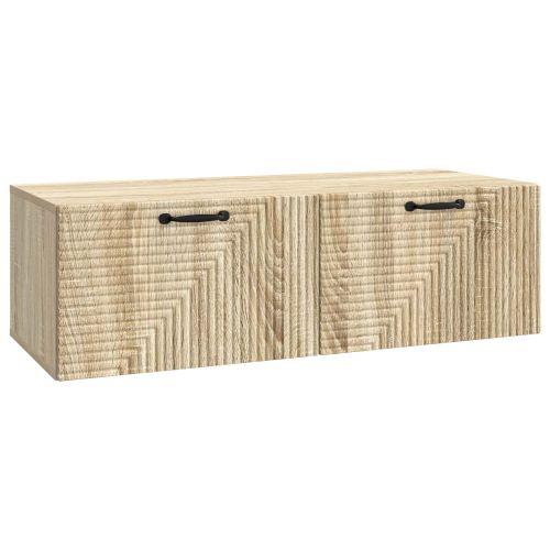 Стенно монтиран ТВ шкаф Дъб сонома 98 x 41 x 30 см