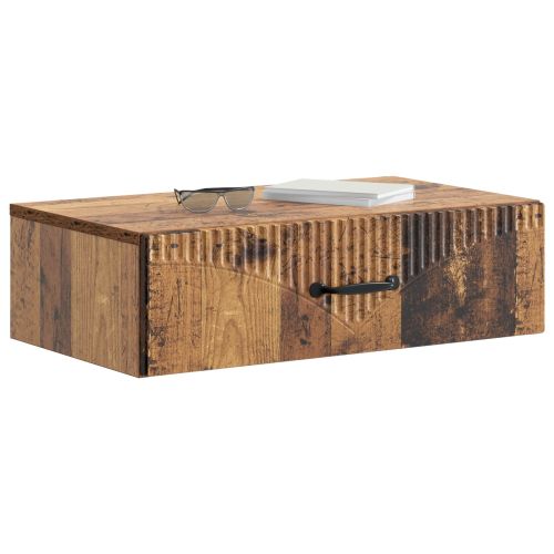 Стенен страничен масичка Старо дърво 59 x 34,5 x 17 см