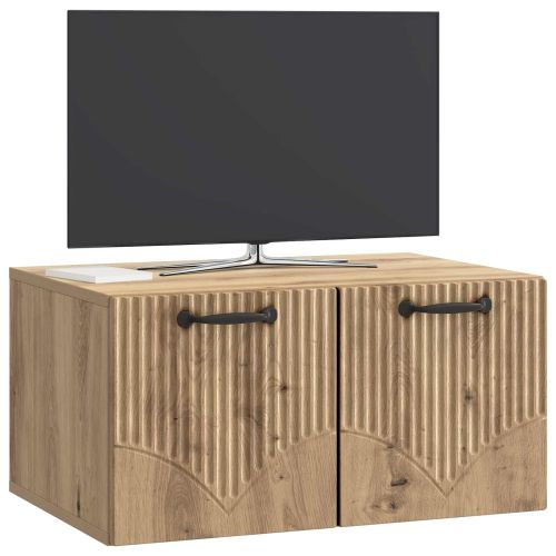Стенно монтиран ТВ шкаф Дъб артизан 59,5 x 41 x 30 см