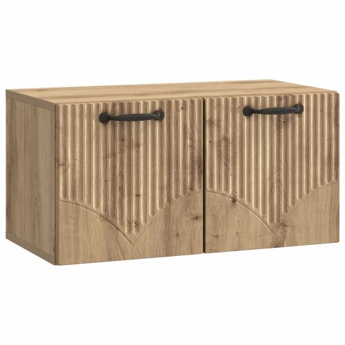 Стенно монтиран ТВ шкаф Дъб артизан 59,5 x 31 x 30 см