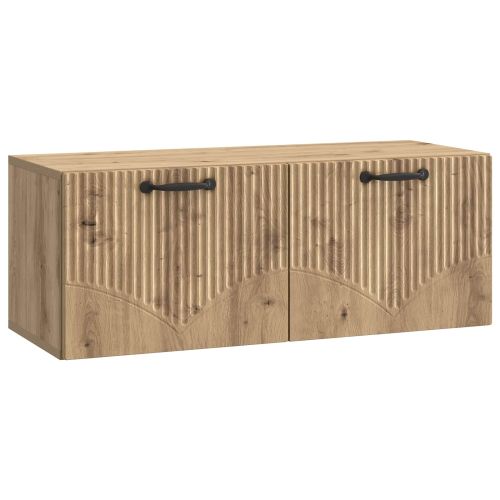 Стенно монтиран ТВ шкаф Дъб артизан 78,5 x 31 x 30 см