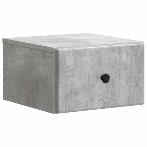 Спален шкаф с монтаж на стена Бетонно сиво 34,5 x 33 x 20 см