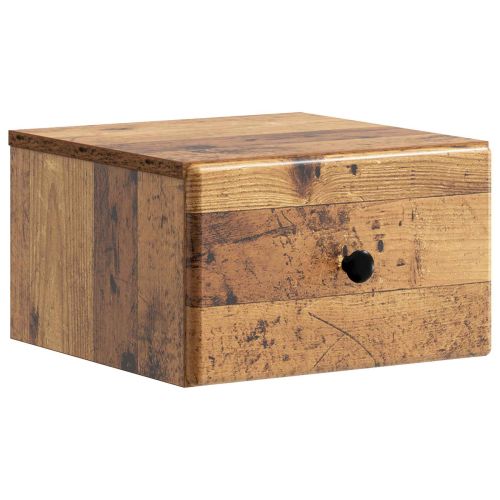 Спален шкаф с монтаж на стена Старо дърво 34,5 x 33 x 20 см