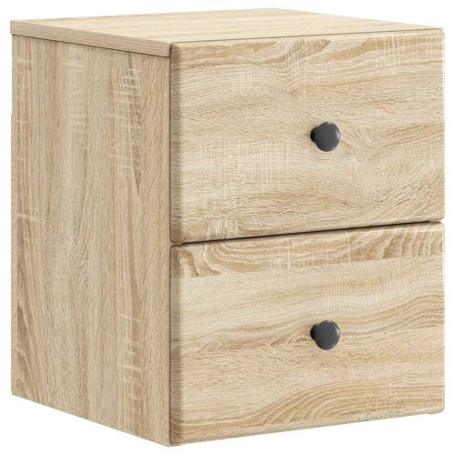 Спален шкаф с монтаж на стена Дъб сонома 34,5 x 33 x 40 см