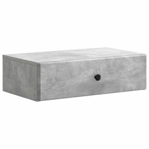 Стенен страничен масичка Бетонно сиво 59 x 34,5 x 17 см