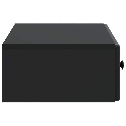 Стенен страничен масичка Черно 87,5 x 34,5 x 17 см