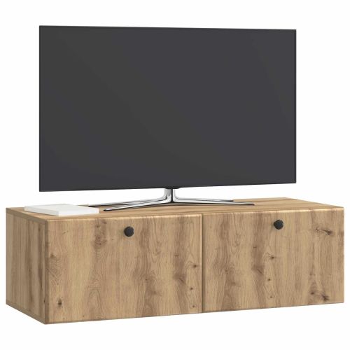 Стенно монтиран ТВ шкаф Дъб артизан 98 x 41 x 30 см