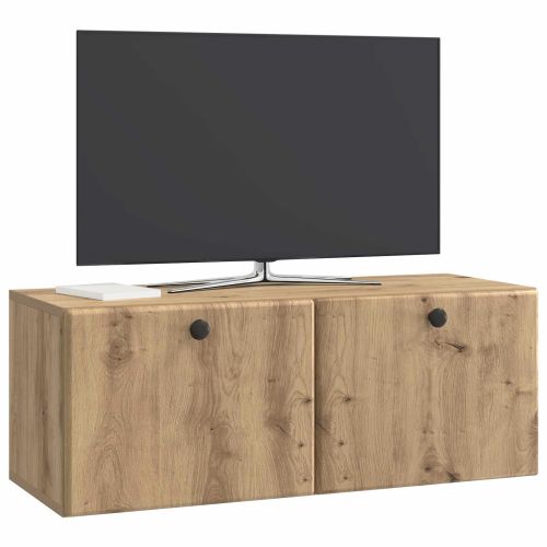 Стенно монтиран ТВ шкаф Дъб артизан 78,5 x 31 x 30 см