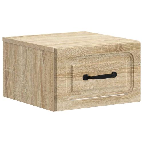 Спален шкаф с монтаж на стена Дъб сонома 34,5 x 33 x 20 см