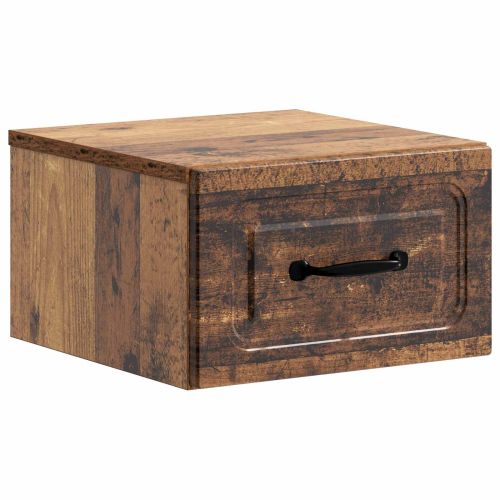 Спален шкаф с монтаж на стена Старо дърво 34,5 x 33 x 20 см