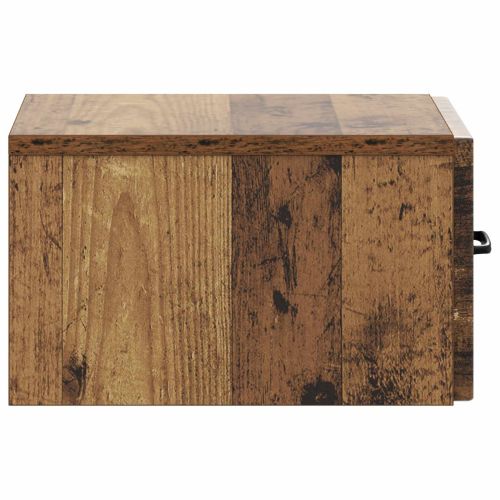 Спален шкаф с монтаж на стена Старо дърво 34,5 x 33 x 20 см