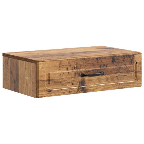 Стенен страничен масичка Старо дърво 59 x 34,5 x 17 см