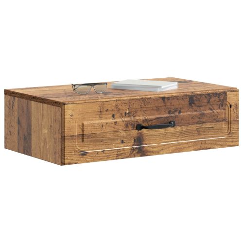 Стенен страничен масичка Старо дърво 59 x 34,5 x 17 см