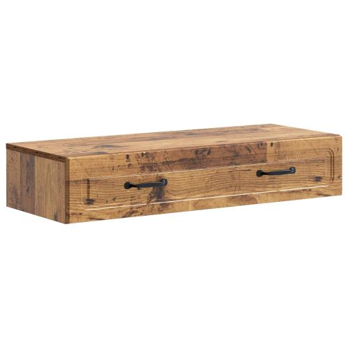 Стенен страничен масичка Старо дърво 87,5 x 34,5 x 17 см