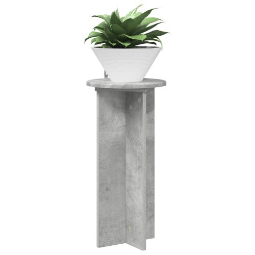 Стойка за растения 2 pcs Бетонно сиво 29,5 x 29,5 x 60 см