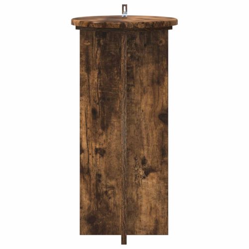 Стойка за растения 2 pcs Опушен дъб 29,5 x 29,5 x 60 см