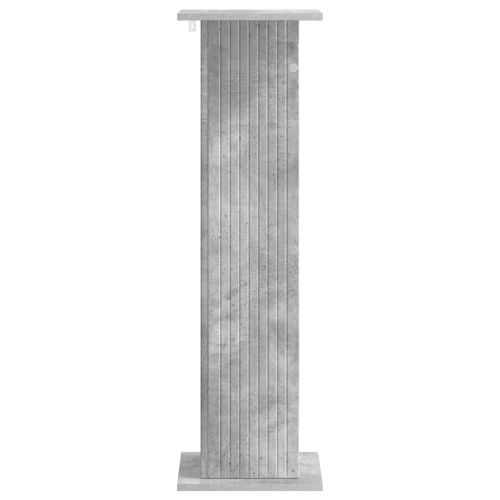Стойка за растения 2 pcs Бетонно сиво 30,5 x 30 x 100,5 см