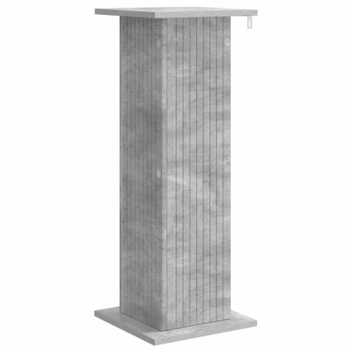 Стойка за растения 2 pcs Бетонно сиво 30,5 x 30 x 80,5 см