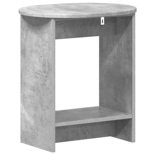 Странична маса Бетонно сиво 50 x 39,5 x 55 см