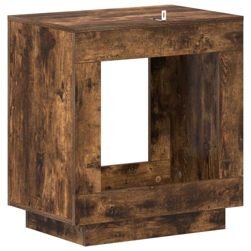 Странична маса Опушен дъб 60 x 40 x 65 см Инженерна дървесина