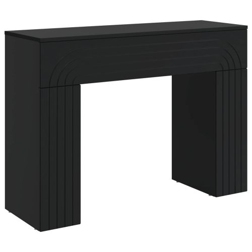 Масичка за кафе Черно 102 x 35 x 75 см Инженерна дървесина