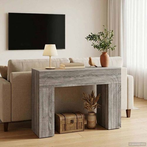 Масичка за кафе Сива сонома 102 x 35 x 75 см