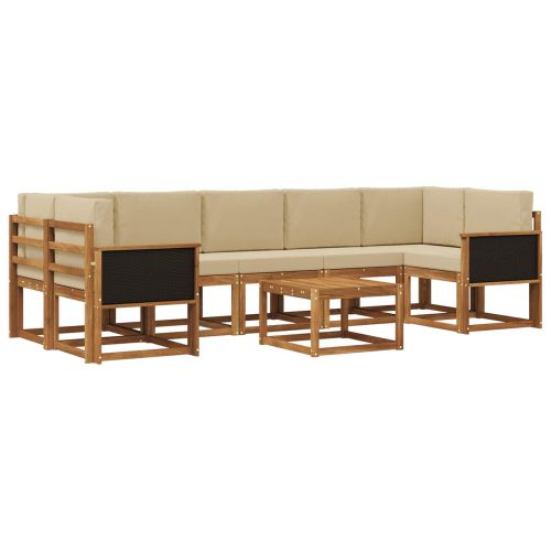 Комплект дивани за открито с възглавница 6 pcs