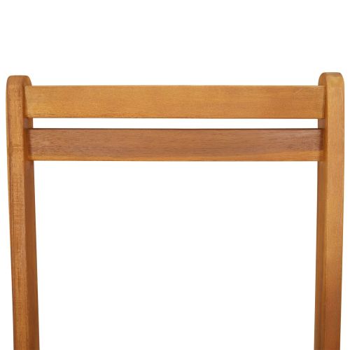 Външни бistro столове 8 pcs Натурално 40 x 53 x 80 см