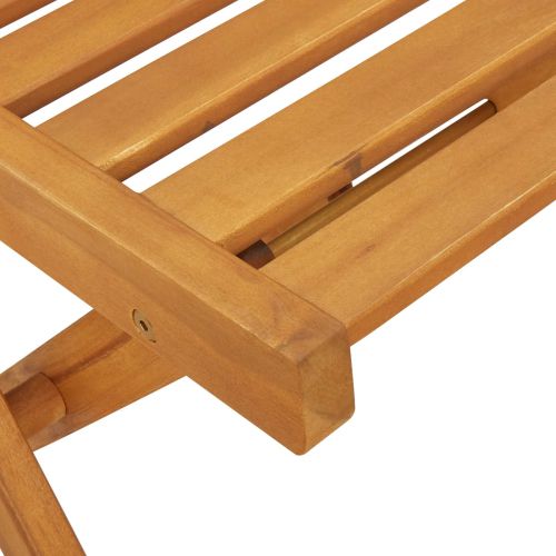 Външни бistro столове 8 pcs Натурално 40 x 53 x 80 см