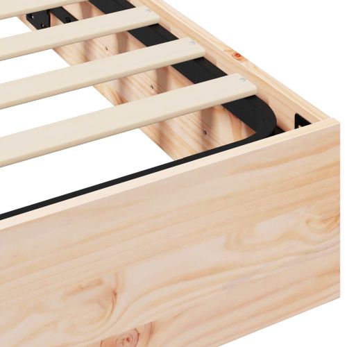 Отоман легло рамка с хранилище Естествен 200 x 200 cm