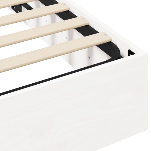 Отоман легло рамка с хранилище Бял 200 x 200 cm