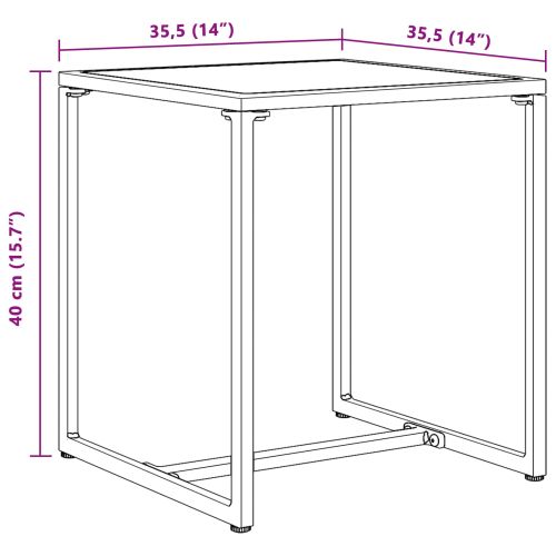 Градински Софа Комплект 3 pcs Черно и антрацит Стомана