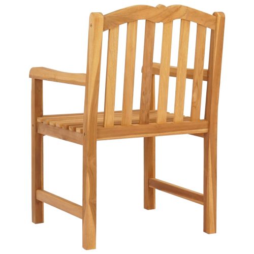 Градински стол 2 pcs Натурално 58 x 60 x 93 см