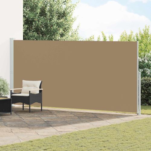 Сгъваема странична перголка Таупе 300 x 180 cm Полиестер