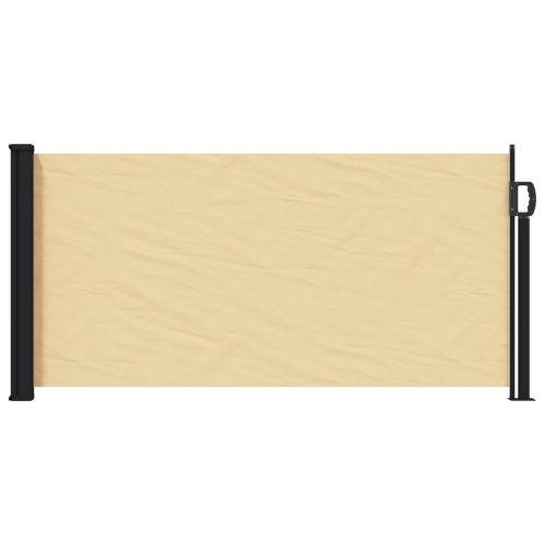 Сгъваема странична перголка Пясък 500 x 100 cm Полиестер
