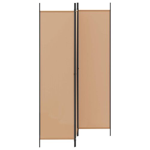 3-панелен параван Бежово 150 x 200 cm Текстил
