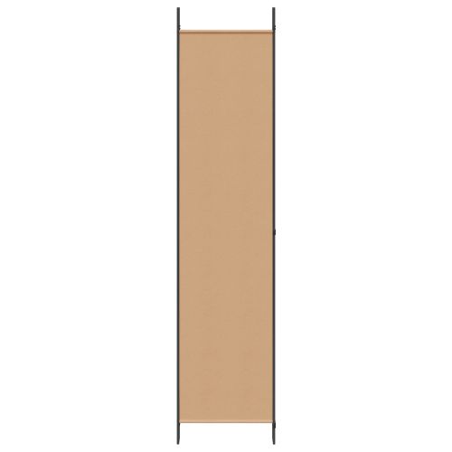 5-панелна преграда Бежово 250 x 220 cm Текстил