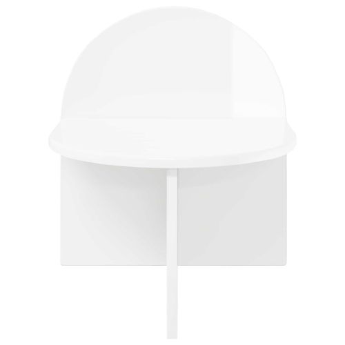 Нощно шкафче 2 pcs Бял гланц 40 x 35,5 x 45,5 см
